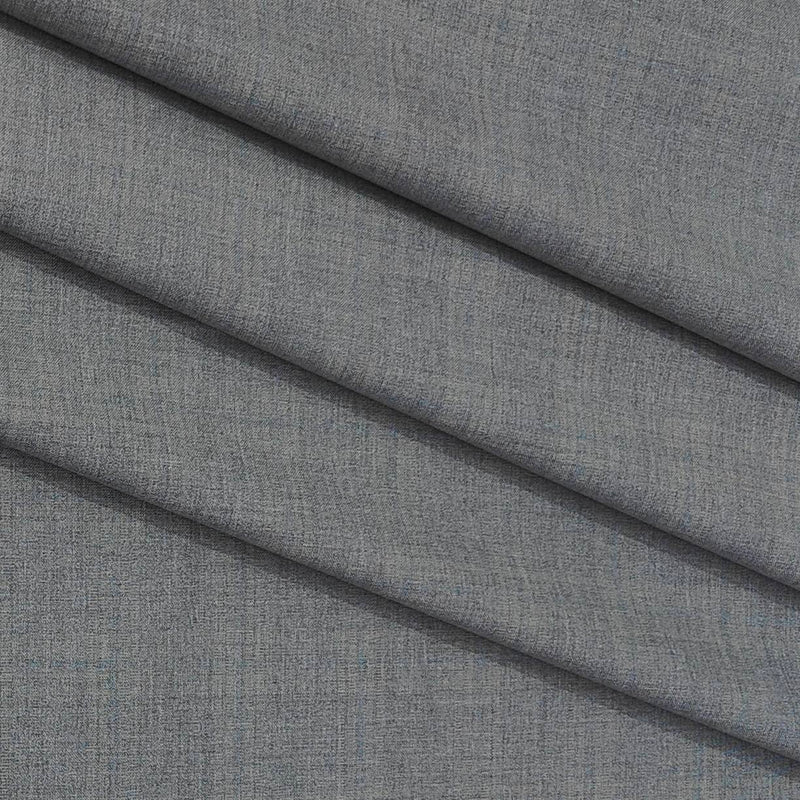 Trouser Fabric Donear Poly Viscose Broad Check Colour Light Grey