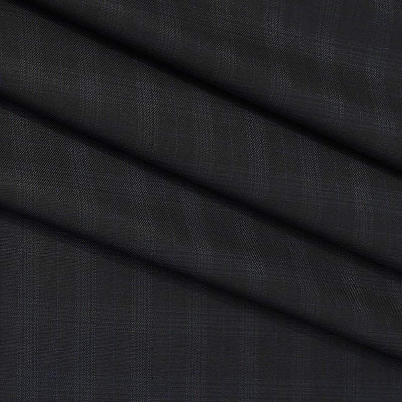 Trouser Fabric Donear Poly Viscose Broad Check Colour Onyx Grey