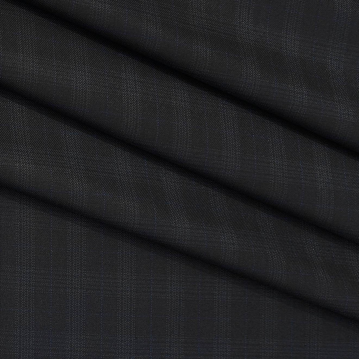 Trouser Fabric Donear Poly Viscose Broad Check Colour Onyx Grey