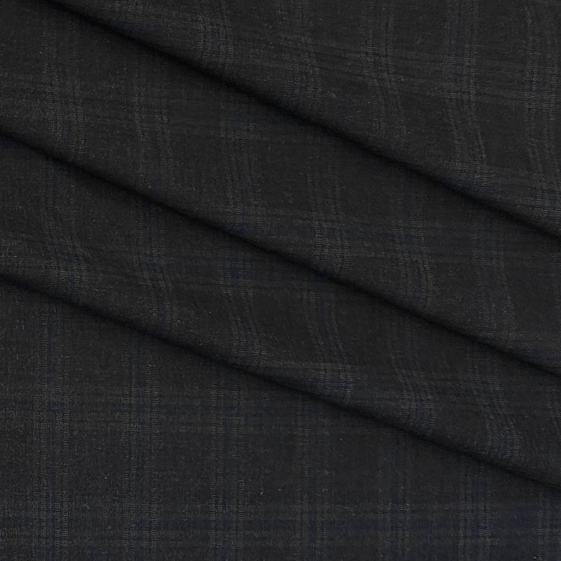 Trouser Fabric Donear Poly Viscose Broad Check Colour Shadow Grey