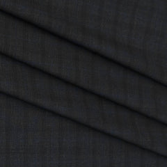 Trouser Fabric Donear Poly Viscose Broad Check Colour Slate Grey