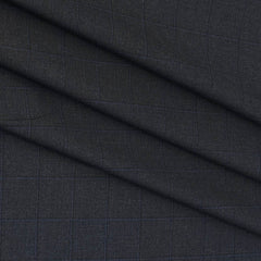 Trouser Fabric Donear Poly Viscose Broad Check Colour Bluish Grey