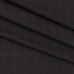 Trouser Fabric Donear Poly Viscose Broad Check Colour Mahogany Wine