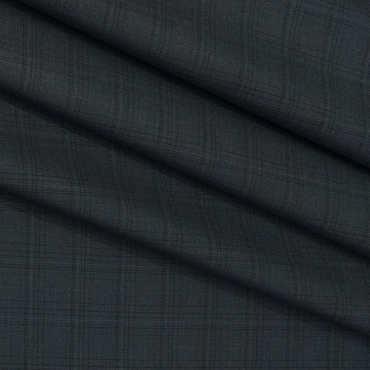 Trouser Fabric Donear Poly Viscose Broad Check Colour Greenish Grey