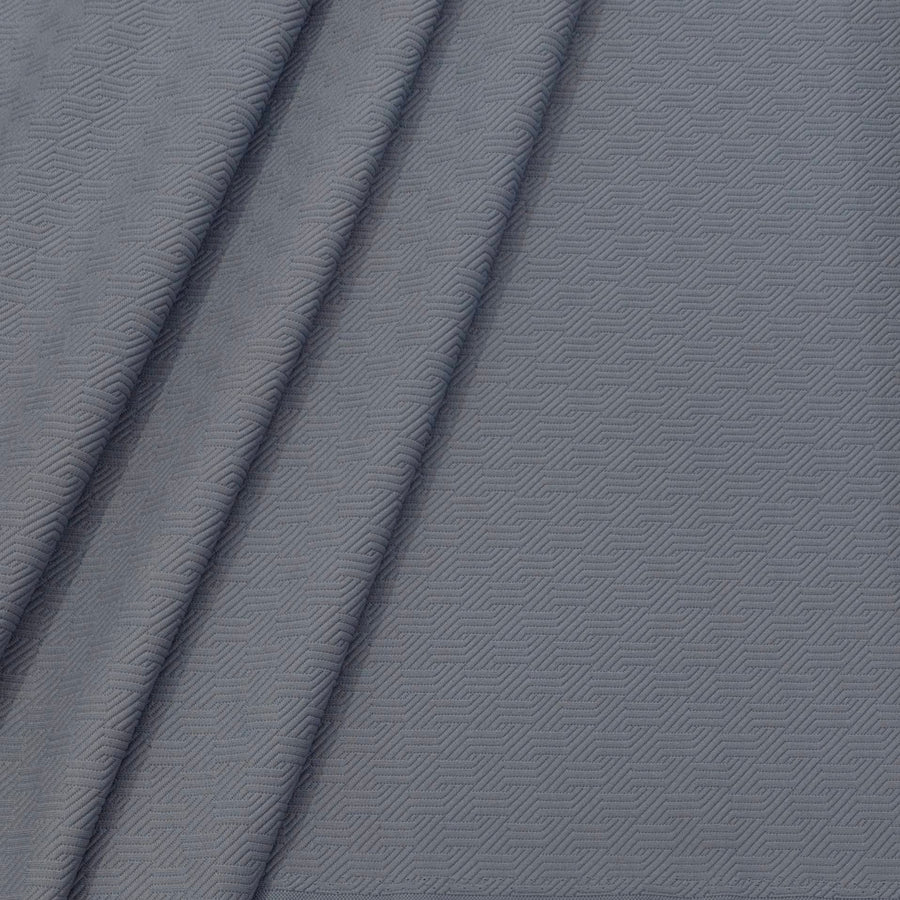 Blazer Fabric ManTire Italian Jacquard Colour Seal Grey