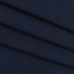 Blazer Fabric ManTire Italian Jacquard Colour Dark Blue