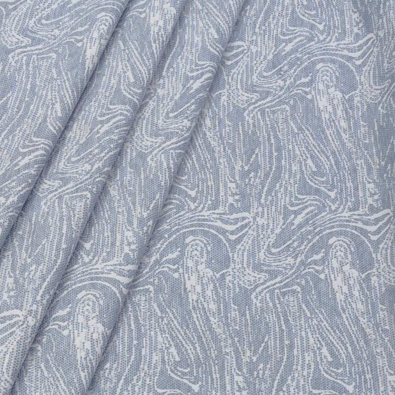 Blazer Fabric ManTire Italian Printed Colour Grey N Blue
