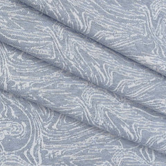 Blazer Fabric ManTire Italian Printed Colour Grey N Blue