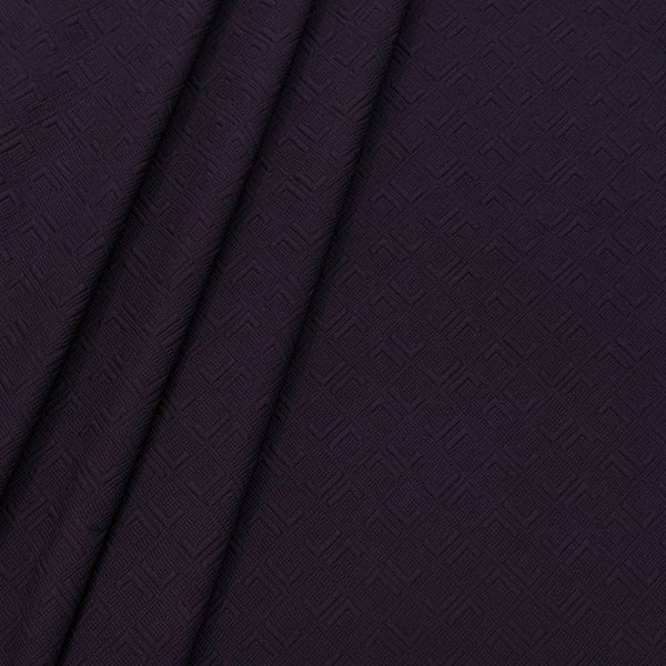 Blazer Fabric ManTire Italian Jacquard Colour Dark Purple