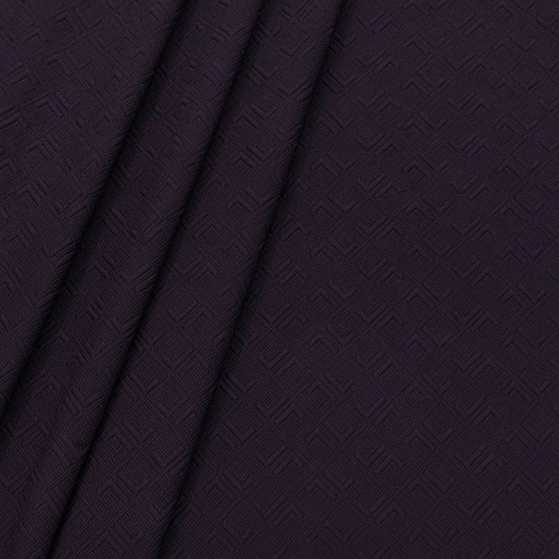 Blazer Fabric ManTire Italian Jacquard Colour Dark Purple