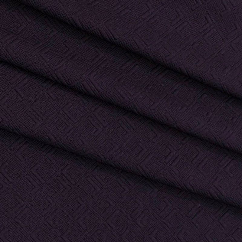 Blazer Fabric ManTire Italian Jacquard Colour Dark Purple
