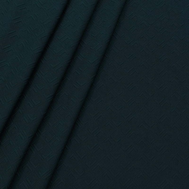 Blazer Fabric ManTire Italian Jacquard Colour Dark Green