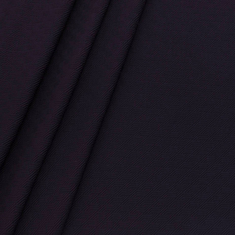 Blazer Fabric ManTire Italian Jacquard Colour Eggplant Purple