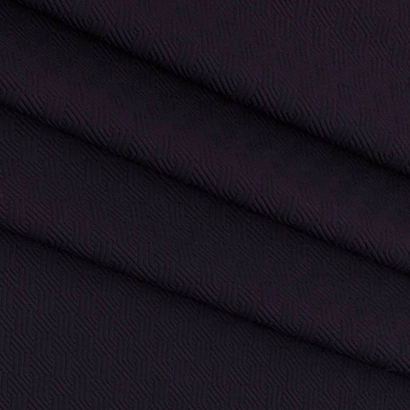 Blazer Fabric ManTire Italian Jacquard Colour Eggplant Purple