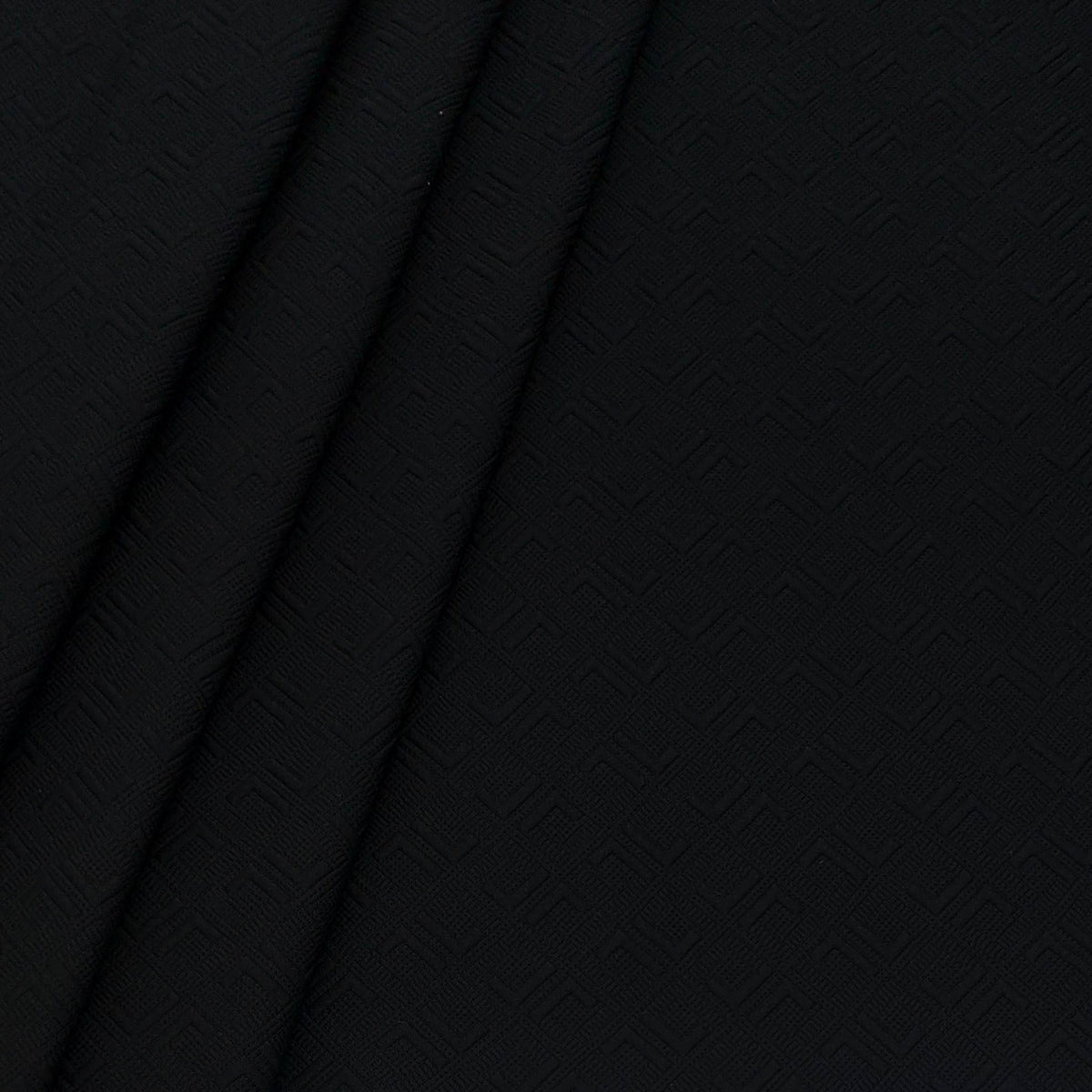 Blazer Fabric ManTire Italian Jacquard Colour Black