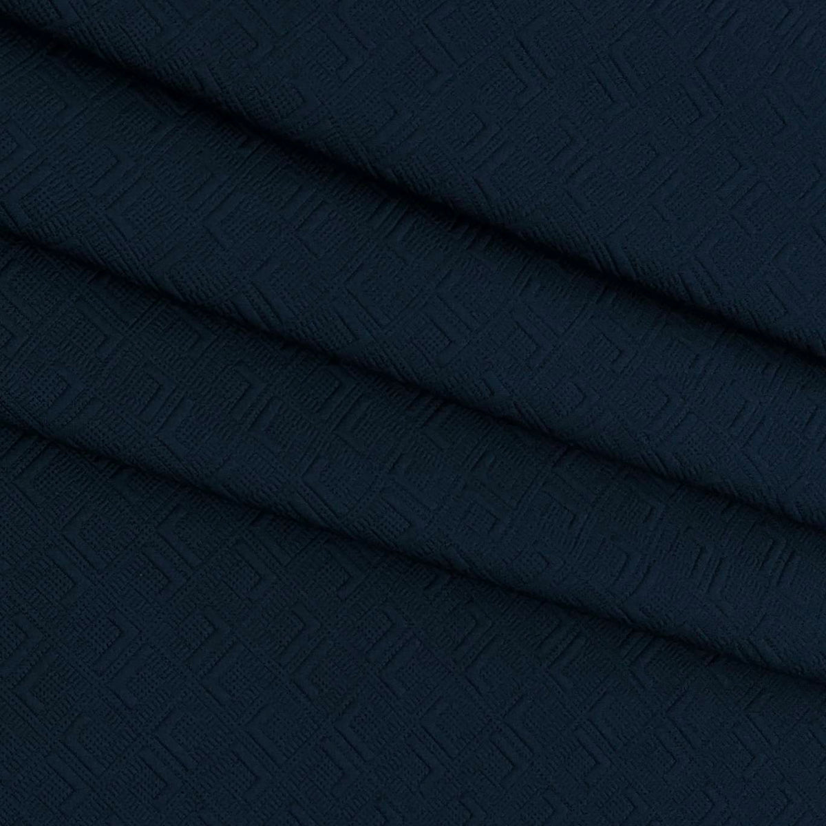 Blazer Fabric ManTire Italian Jacquard Colour Light Prussian Blue