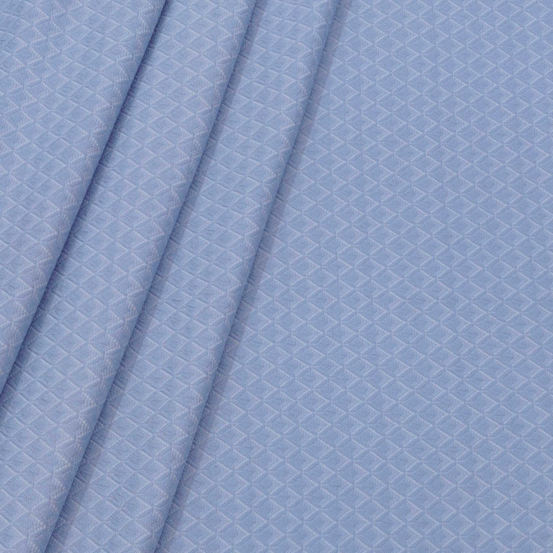 Blazer Fabric ManTire Italian Jacquard Colour Light Blue