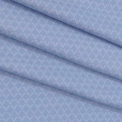 Blazer Fabric ManTire Italian Jacquard Colour Light Blue