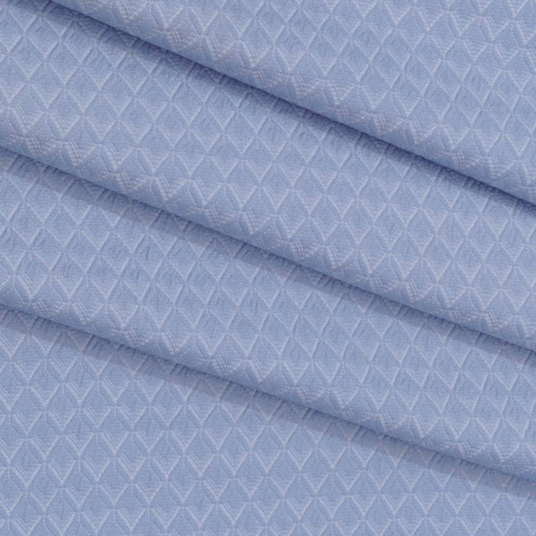 Blazer Fabric ManTire Italian Jacquard Colour Light Blue