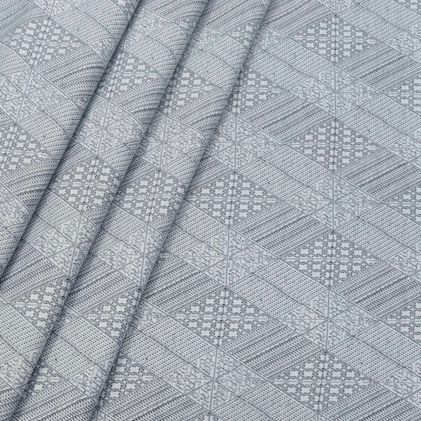 Blazer Fabric ManTire Italian Printed Colour Silver Grey
