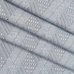 Blazer Fabric ManTire Italian Printed Colour Silver Grey
