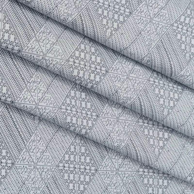 Blazer Fabric ManTire Italian Printed Colour Silver Grey