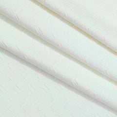 Blazer Fabric ManTire Italian Jacquard Colour Off White