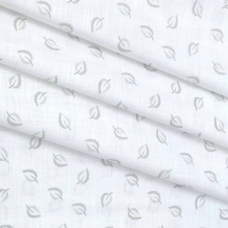 Shirt Fabric ManTire 100% Cotton Printed Linen Look Colour Brown N White