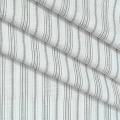 Shirt Fabric ManTire Cotton Blended Linen Look Lining Colour Gin Green N White