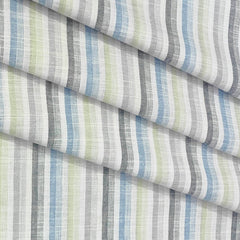 Shirt Fabric ManTire Cotton Blended Linen Look Lining Colour Grey, Green, N White