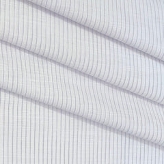 Shirt Fabric ManTire Cotton Blended Linen Look Lining Colour Lavender N White
