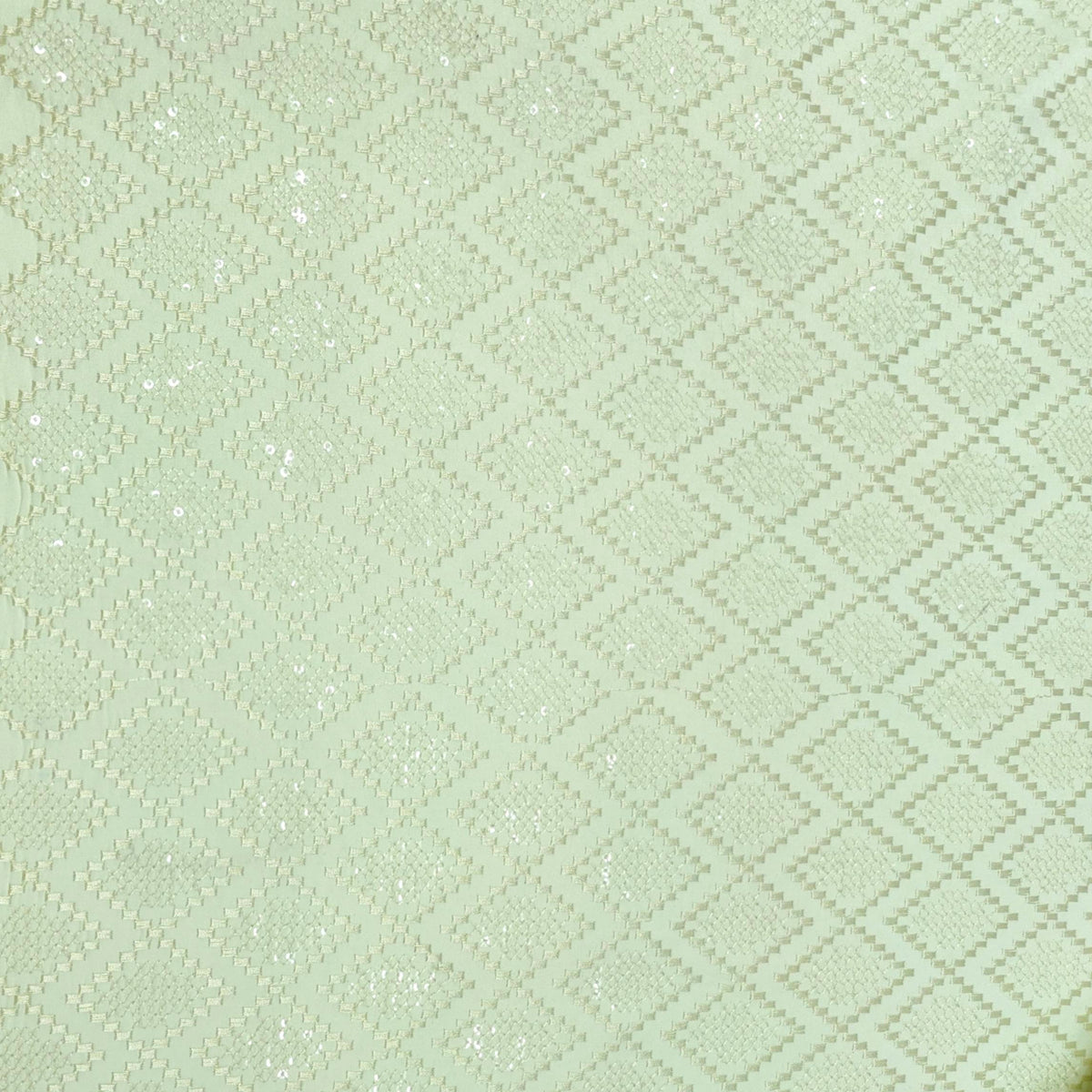 Kurta Fabric ManTire Designer Silk Embroidery Colour Gin Green