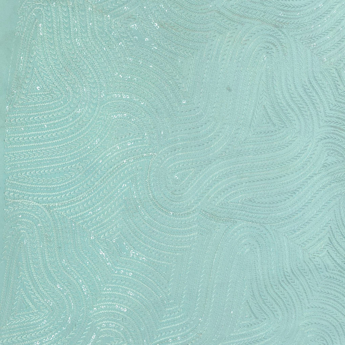 Kurta Fabric ManTire Designer Silk Embroidery Colour Mint Green