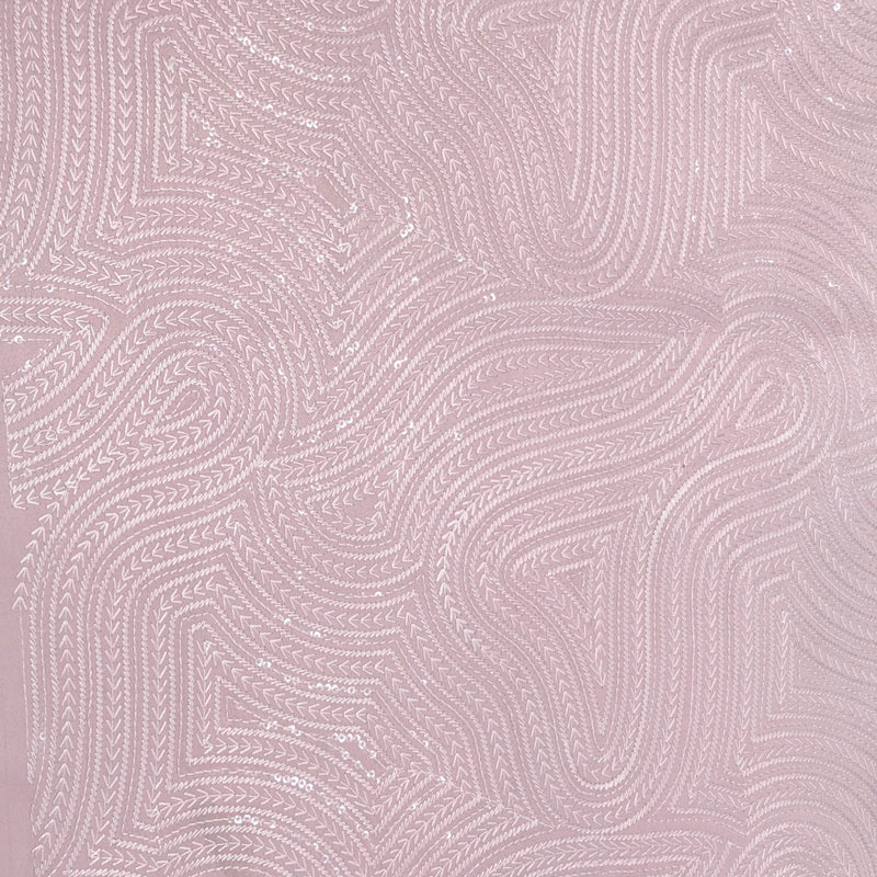 Kurta Fabric ManTire Designer Silk Embroidery Colour Pinkish Peach