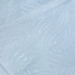 Kurta Fabric ManTire Designer Silk Embroidery Colour Silky Blue