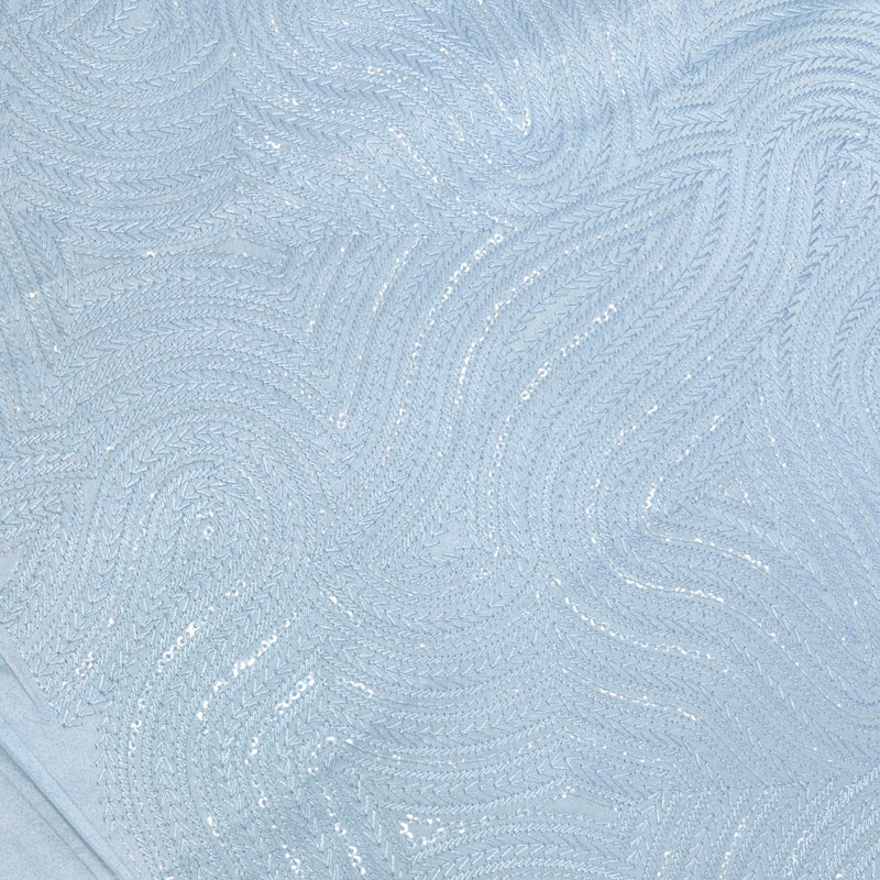 Kurta Fabric ManTire Designer Silk Embroidery Colour Silky Blue