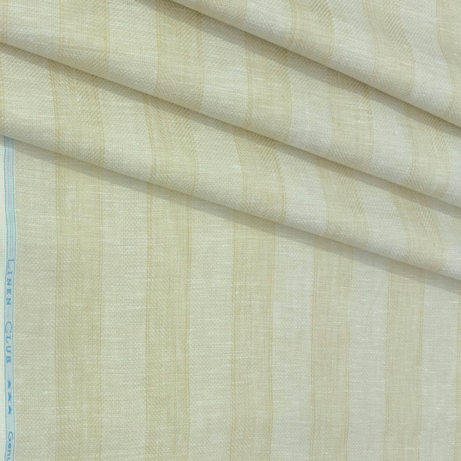 Shirt Fabric Linen Club Pure Linen Broad Lining Colour Brown