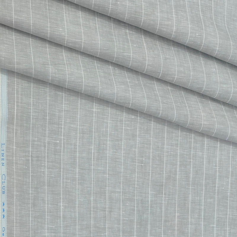 Shirt & Kurta Fabric Linen Club Pure Linen Broad Lining Colour Grey