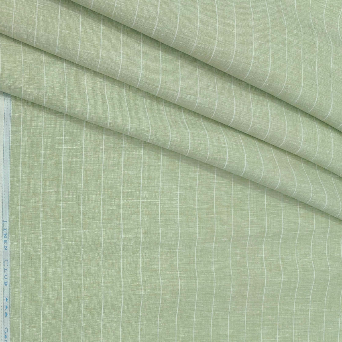 Shirt Fabric Linen Club Pure Linen Broad Lining Colour Light Green