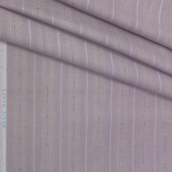 Shirt & Kurta Fabric Linen Club Pure Linen Broad Lining Colour Light Lavender