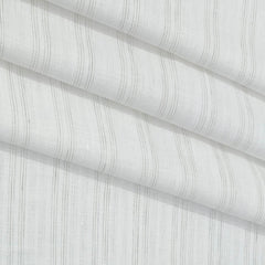 Shirt & Kurta Fabric Linen Club Pure Linen Broad Lining Colour Brown N White