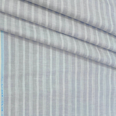 Shirt Fabric Linen Club Pure Linen Lining Colour Light Grey