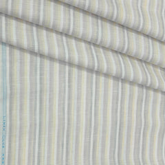 Shirt & Kurta Fabric Linen Club Pure Linen Lining Colour Peach N Light Brown