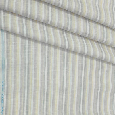 Shirt Fabric Linen Club Pure Linen Lining Colour Peach N Light Brown