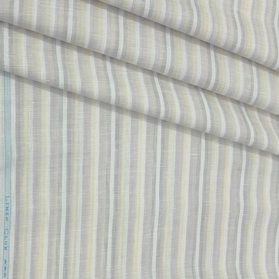 Shirt Fabric Linen Club Pure Linen Lining Colour Peach N Light Brown