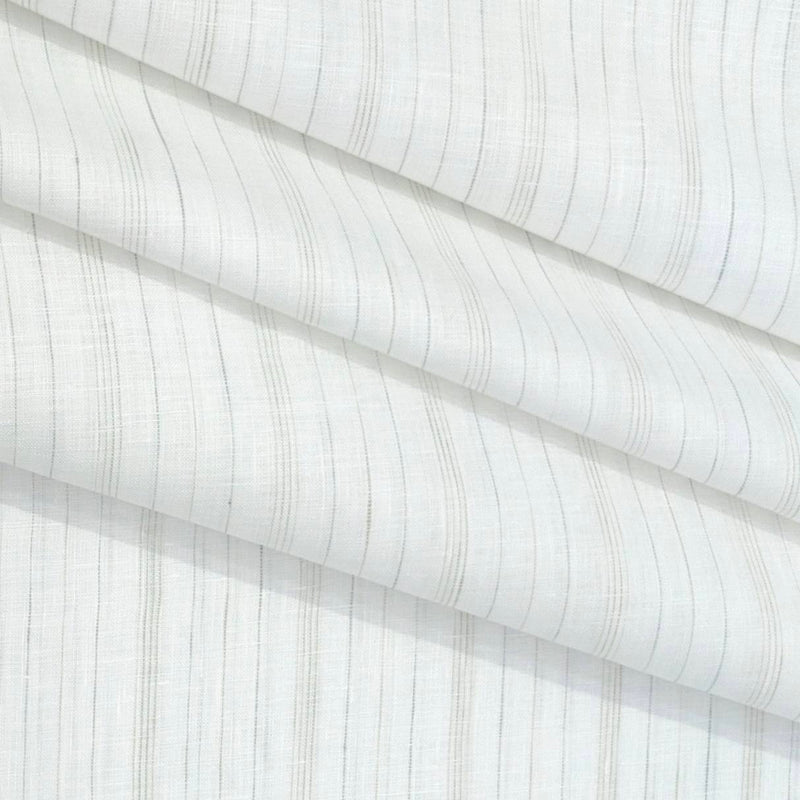 Shirt & Kurta Fabric Linen Club Pure Linen Lining Colour Light Brown N White
