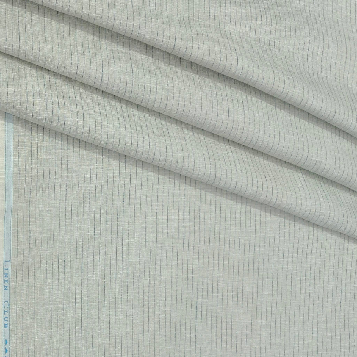 Shirt Fabric Linen Club Pure Linen Lining Colour Light Laurel Green