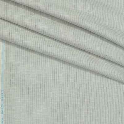 Shirt Fabric Linen Club Pure Linen Lining Colour Light Laurel Green