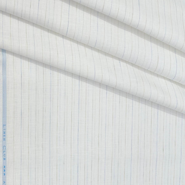 Shirt & Kurta Fabric Linen Club Pure Linen Lining Colour Brown N Blue