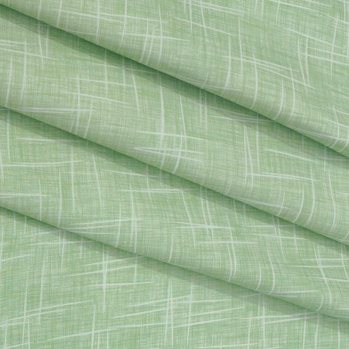 Shirt Fabric Linen Club Linen Blended Printed Colour Tea Green